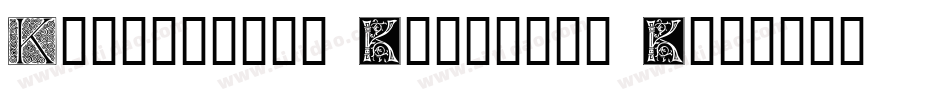 Ornamental Initials I字体转换